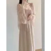 Petite, high-end summer dress, gentle style, three-piece set, new Chinese-style women's clothing, milk and glutinous style, salt-free, two pieces, free shipping Specification image
